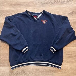 Vintage Denver Broncos NFL Galt Sand Embroidered V-neck Sweater